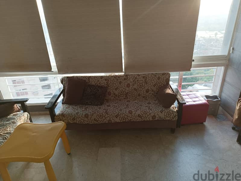 3 bedrooms apartment + shared garden+ view for sale in Baabda / Hadath