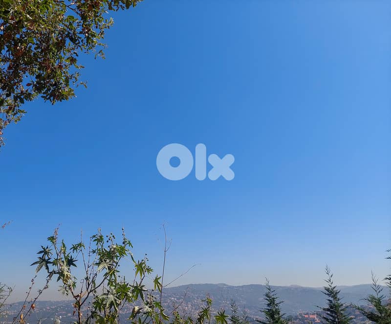 510 SQM Prime Location Land in Ain Alak, Metn with Mountain View