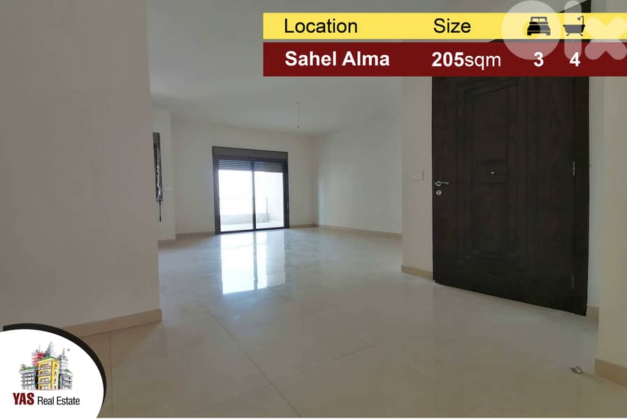 Sahel Alma 205m2 Brand New Luxury Partial View Apartments