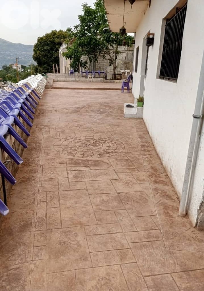 220Sqm + 140Sqm Terrace + Garden Furnished House For Rent In Bhamdoun