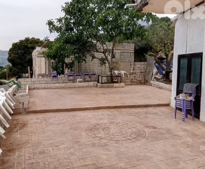 220Sqm + 140Sqm Terrace + Garden Furnished House For Rent In Bhamdoun