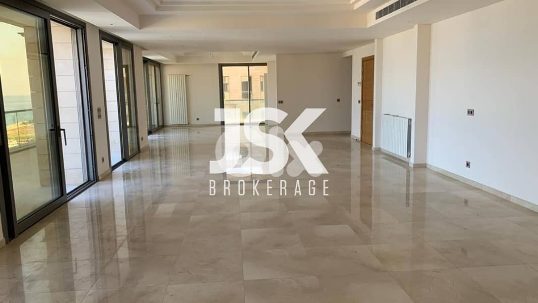 L12921Luxurious Apartment With Terrace for Sale In Waterfront Dbayeh Apartments & Villas For