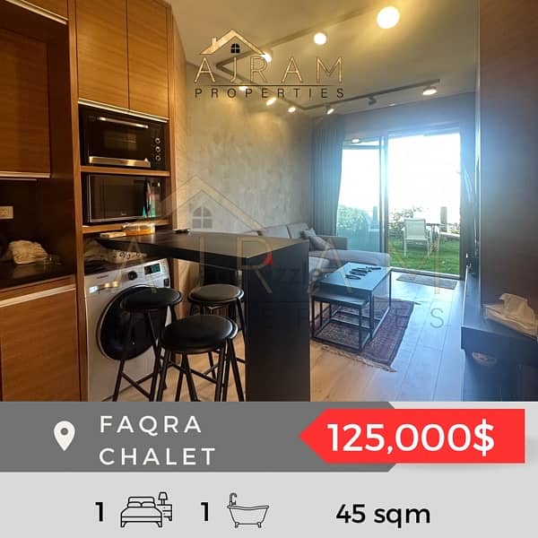 Faqra Chalet 45 sqm Furnished Apartments & Villas For Sale