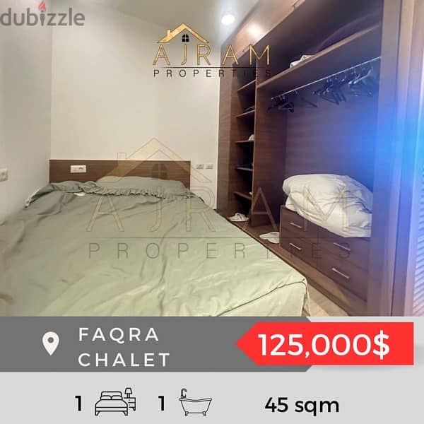 Faqra Chalet 45 sqm Furnished Apartments & Villas For Sale