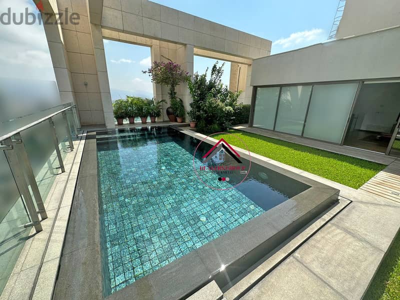 Private Pool ! Prestigious Penthouse for sale in Achrafieh Carré D'or