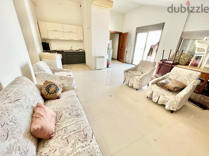 beit meri fully furnished roof for rent panoramic view Ref5626