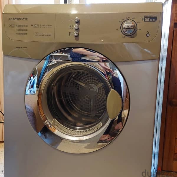 Campomatic Dryer inox 8kg Washing Machines & Dryers 115540033
