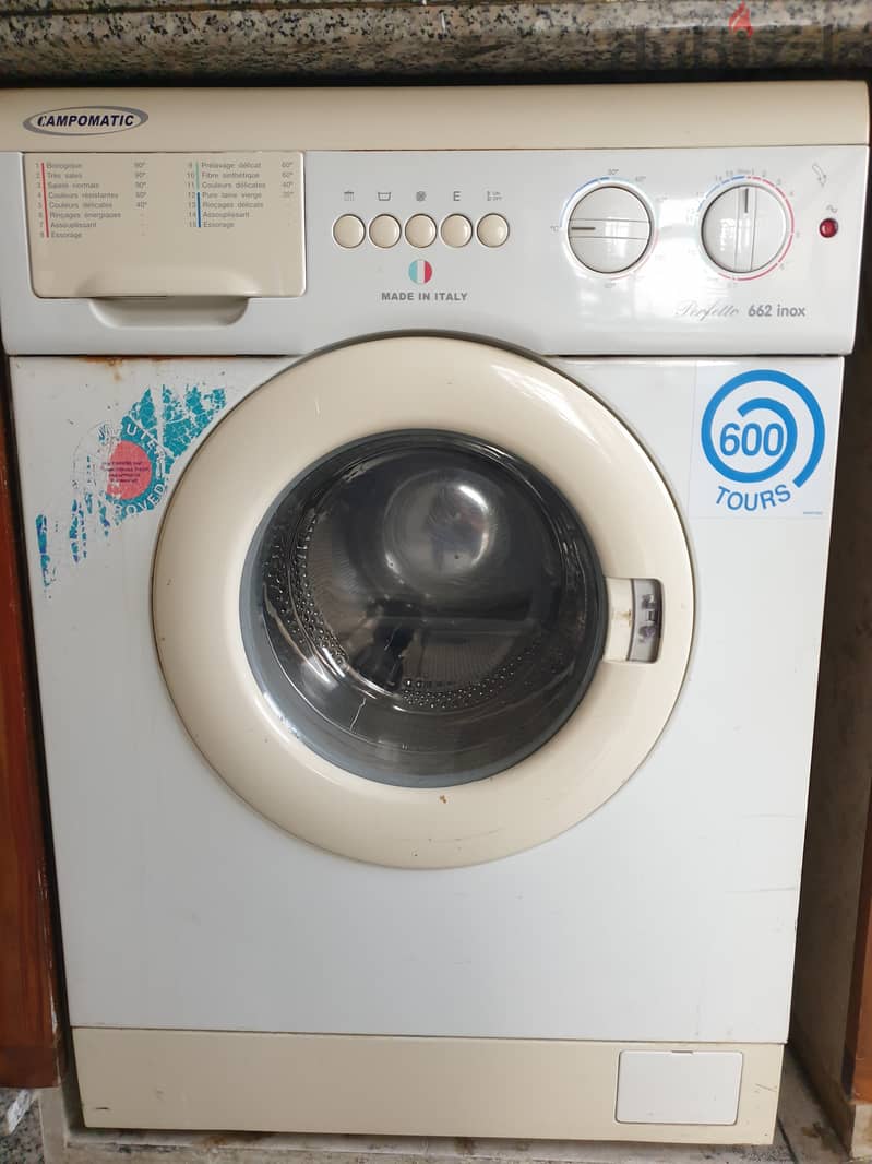 Campomatic Washing Machine 7 KG Kitchen Equipment & Appliances