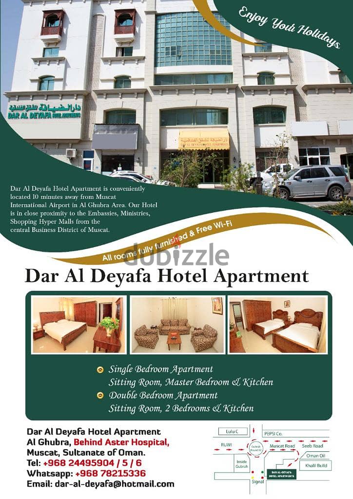 DAR AL DEYAFA HOTEL APARTMENT (Opp Al Khalili, Aster Hosp, Al Ghubra