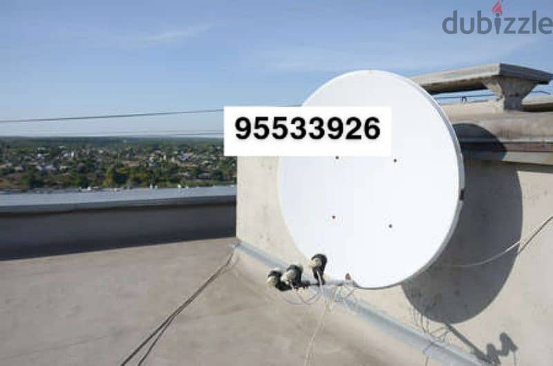 all satellites nileset Arabset dishtv Airtel installation and mantines