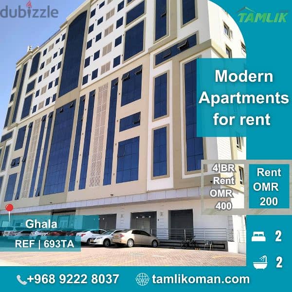 Modern Apartments for rent in Ghala REF 693TA Apartments for Rent