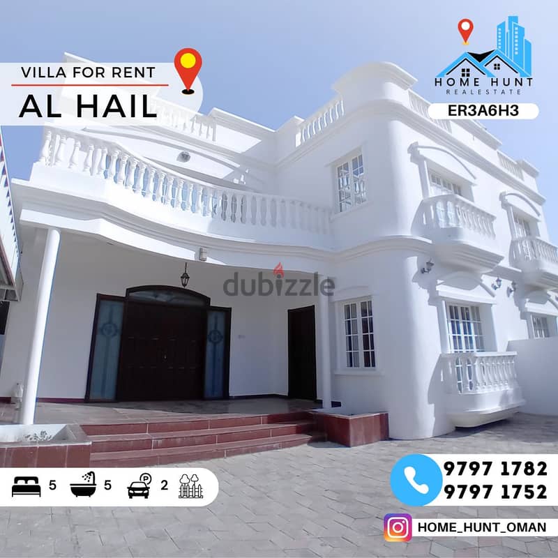 AL HAIL NORTH WELL MAINTAINED 5 BR VILLA Villas for Rent 129032713
