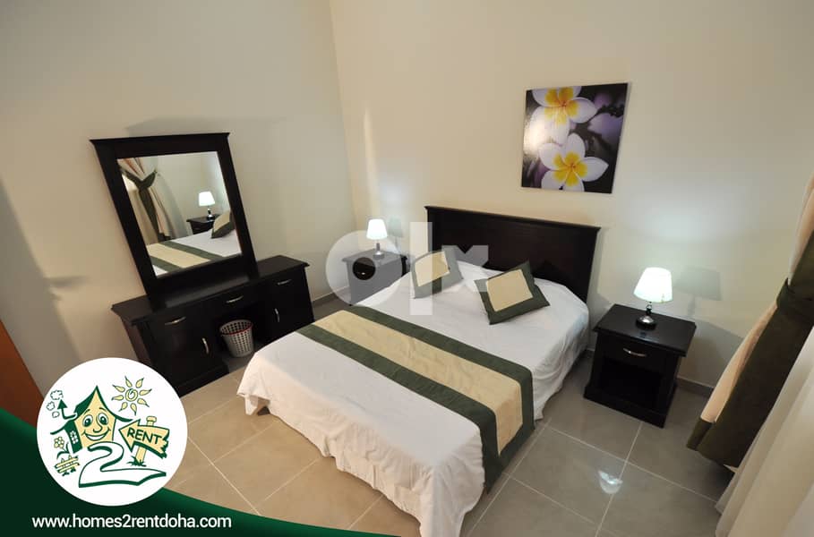 FF Standard 1BHK Apt in Al Dafna ! All Inclusive Apartments for Rent