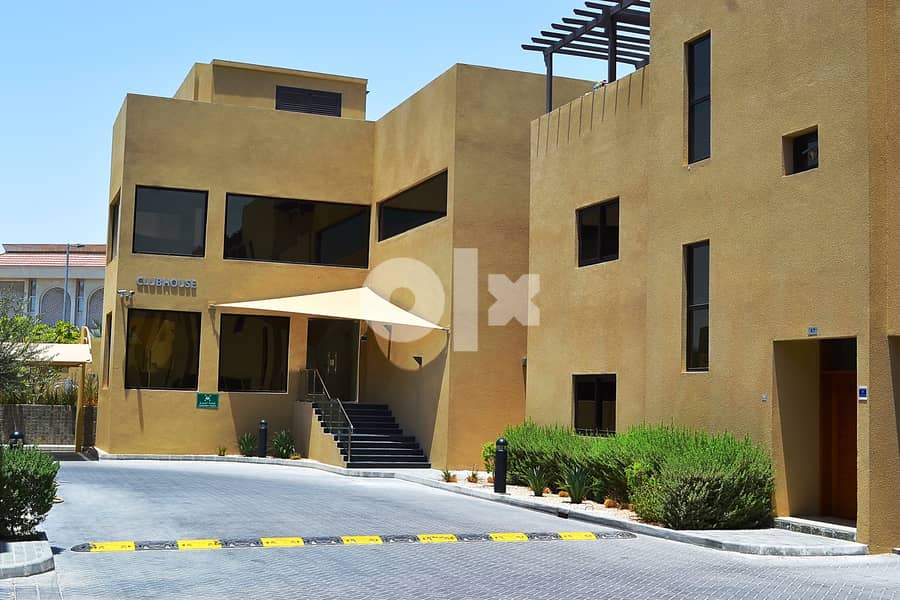 Al Waab semifurnished 1bed apartment on secure gated complex