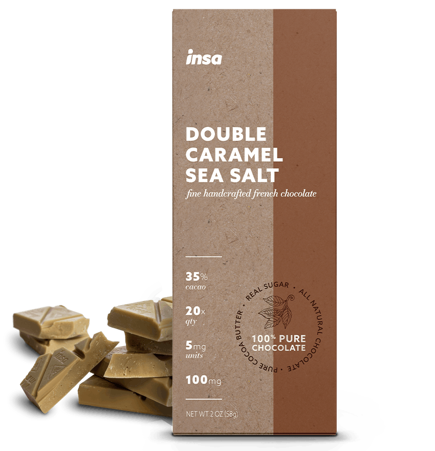 Chocolate Bar Double Caramel Sea Salt Bud's Goods