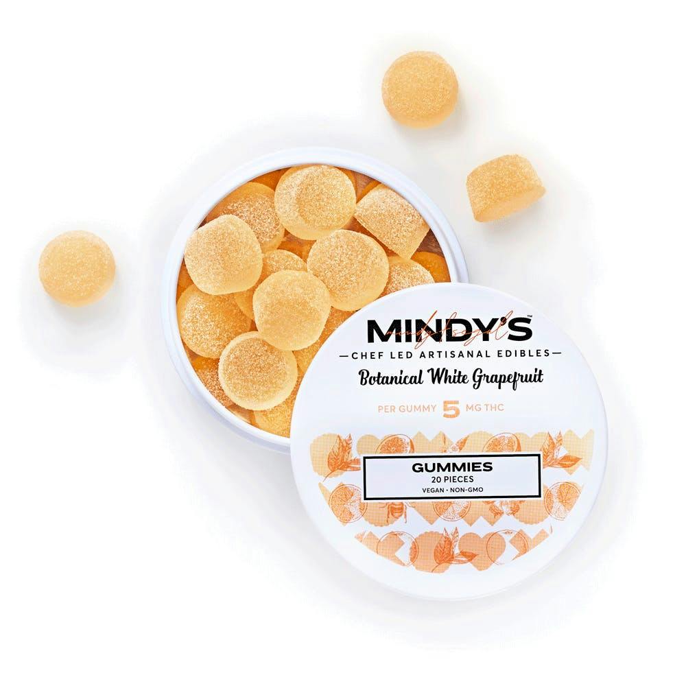 Mindy's Edibles Botanical White Grapefruit Gummies 20pk