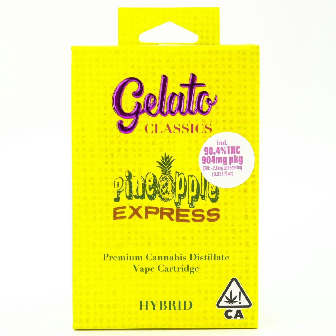 Gelato Classic Pineapple Express Cart Cookies Merced