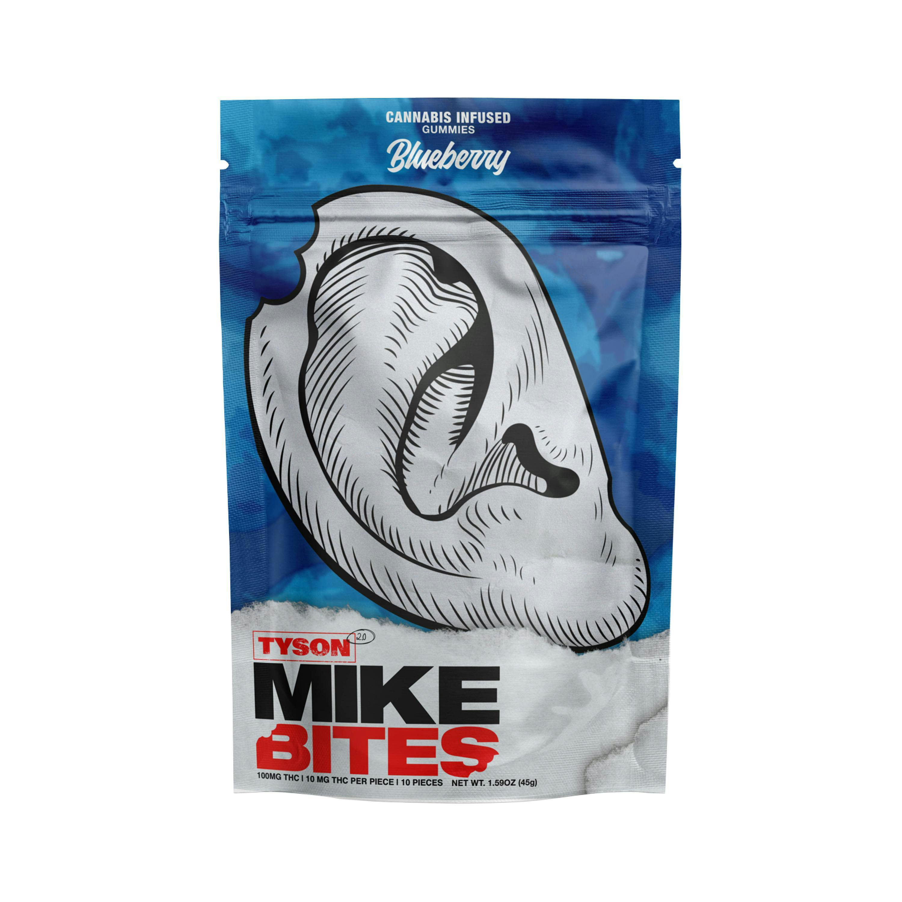 TYSON MIKE BITES BLUEBERRY GUMMIES 100MG Delivery Site for