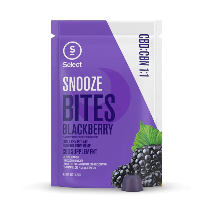 SELECT CBD/CBN Gummies Snooze Blackberry 11 10pk250mg