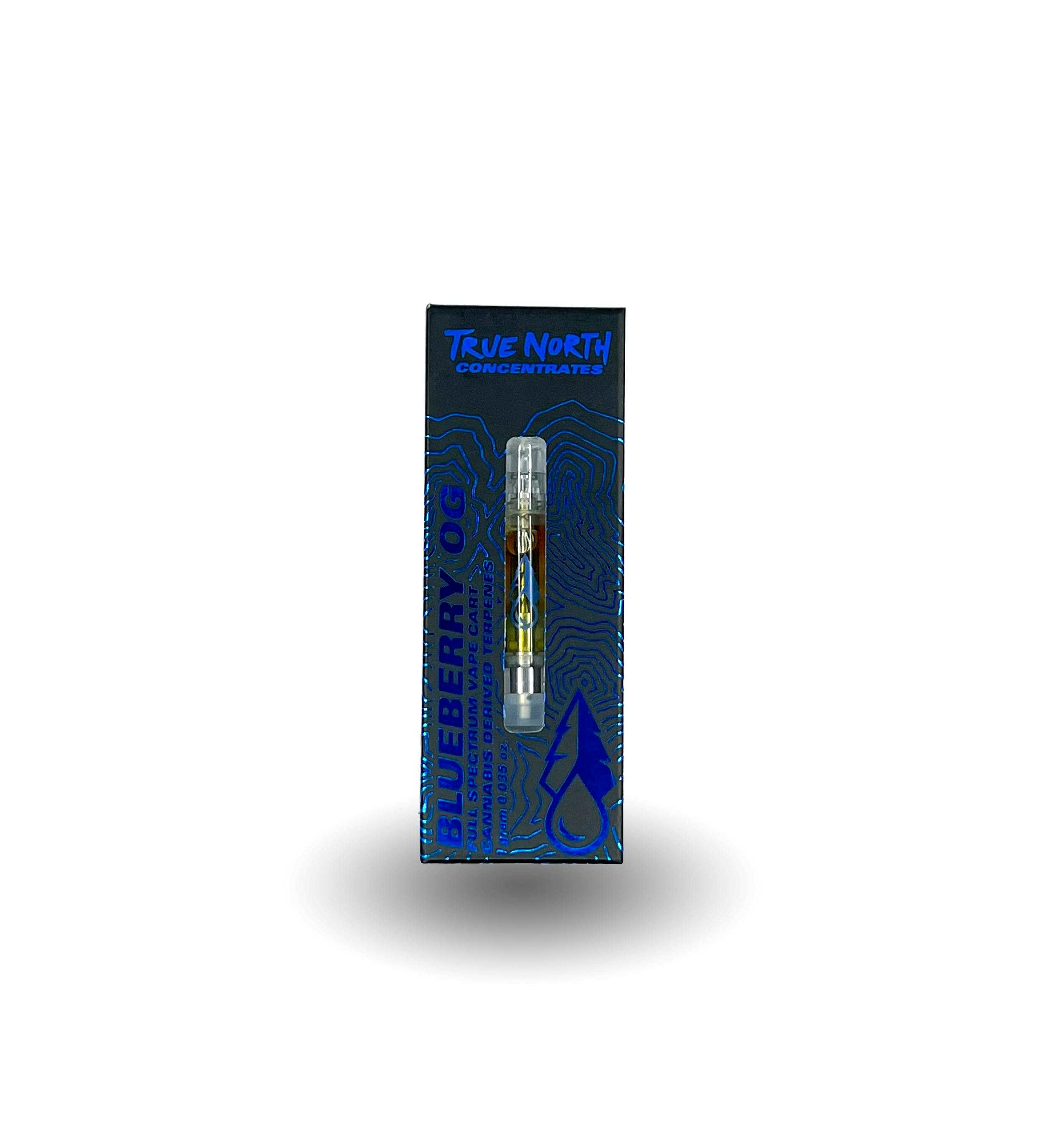 New Standard True North Cartridges Blueberry OG Full Spectrum