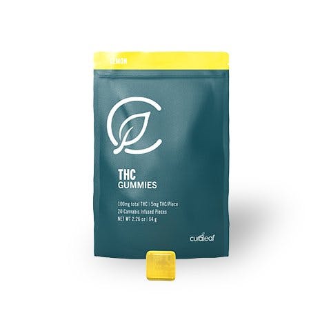 Curaleaf Classic Lemon Gummies 5mg/20pk (100mg)