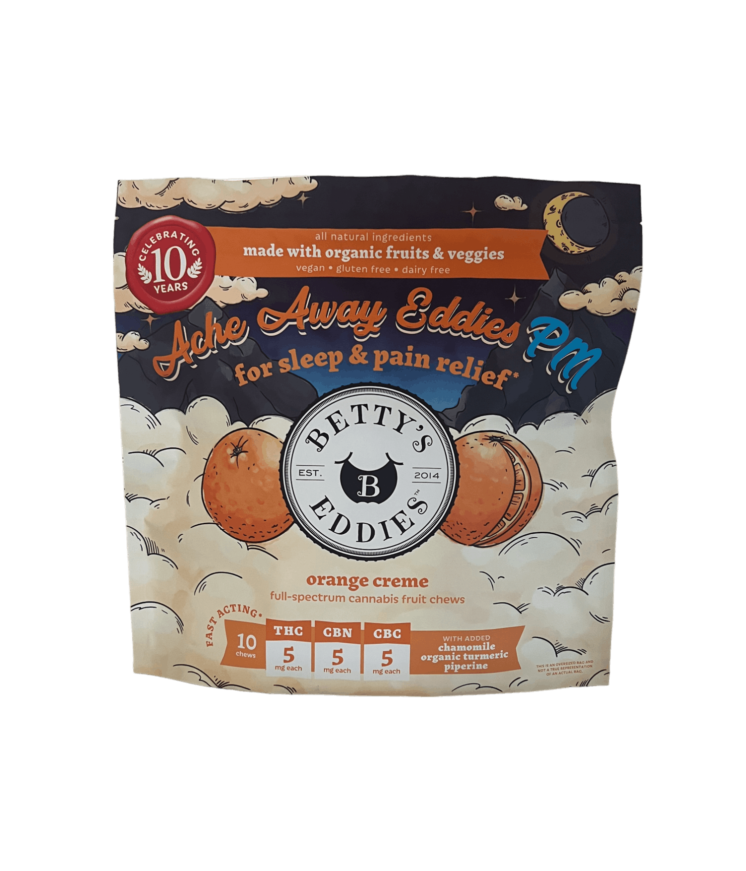 Betty's Eddies Orange Creme Chews 111 THCCBNCBC Betty's Eddies