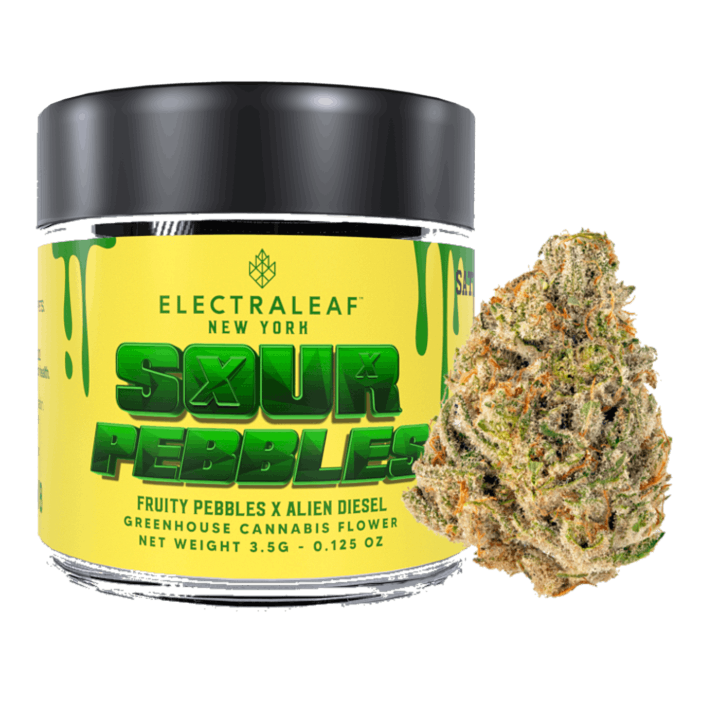 Buy ElectraLeaf Sour Pebbles Flower Online Strain Stars Cannabis