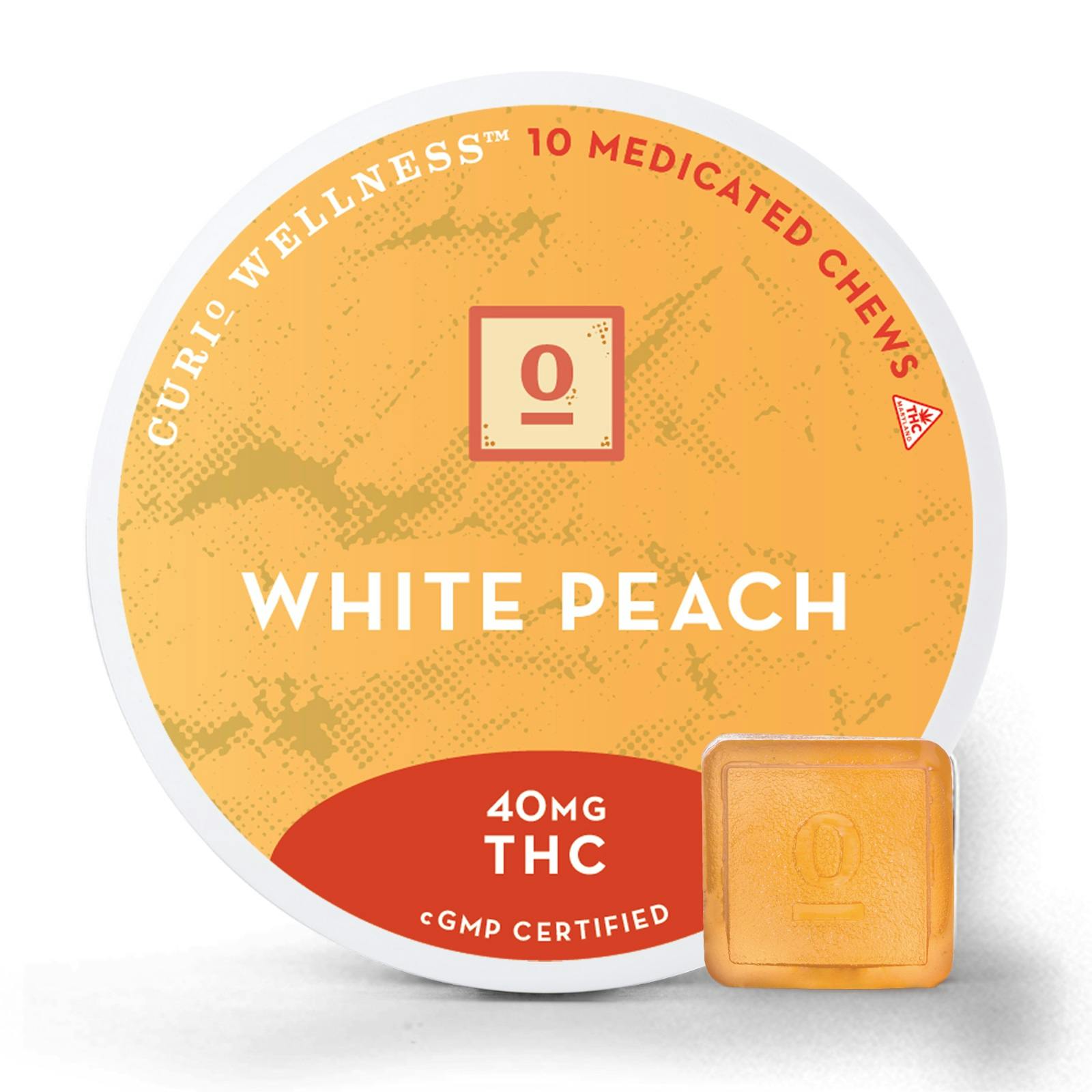 White Peach Chews 10Pack 400mg