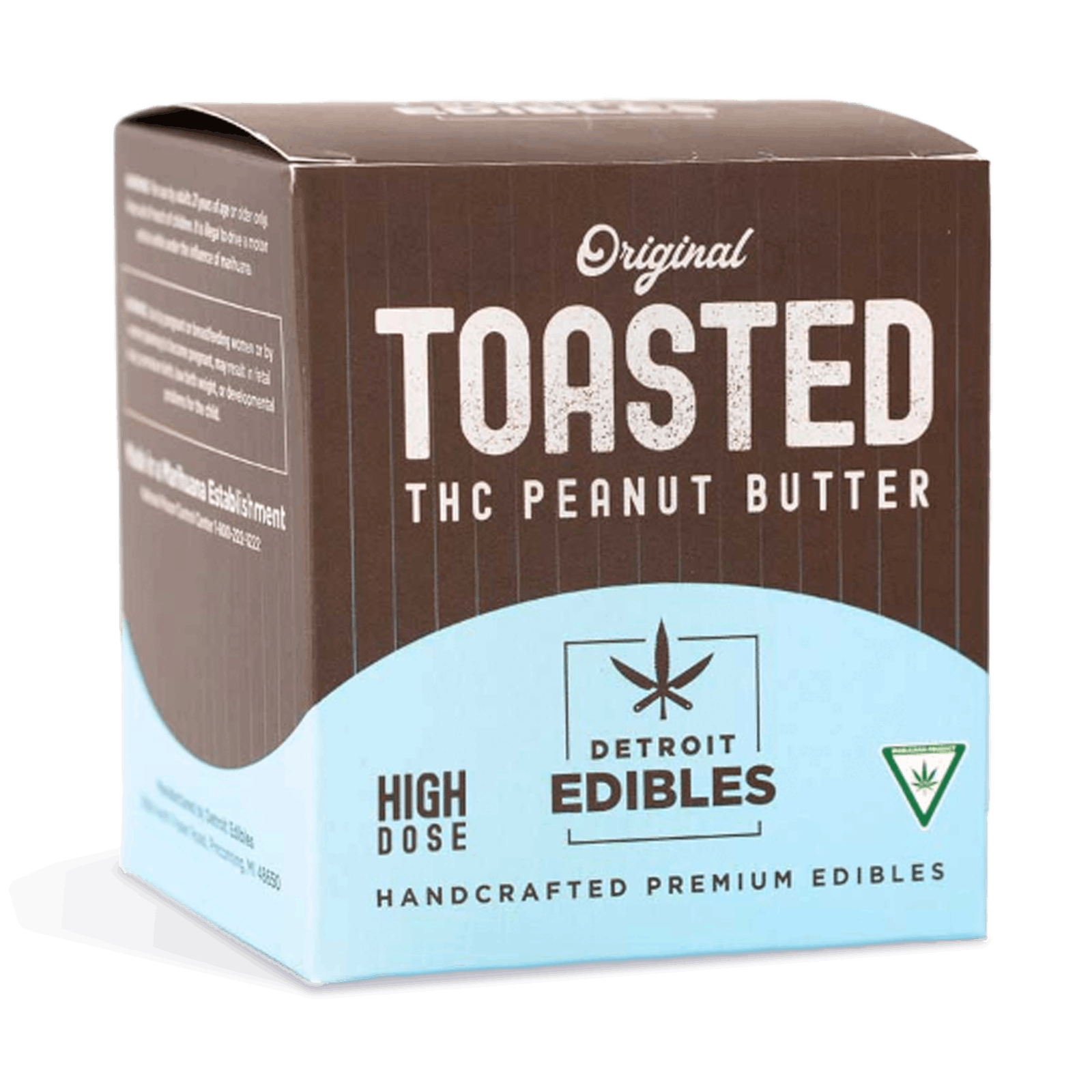 Detroit Edibles Toasted THC Peanut Butter 200mg Puff Cannabis