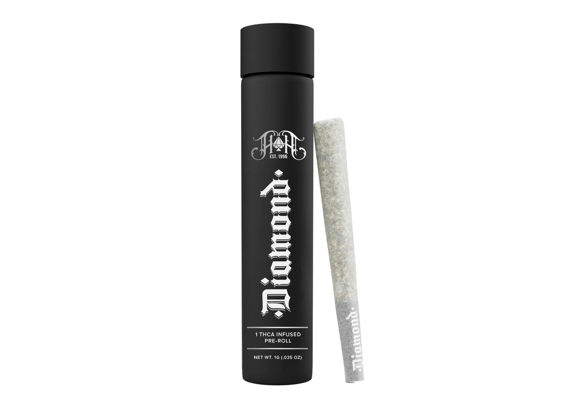 Purple Mandarin Punch Diamond Infused PreRoll 1g Sacred Bloom
