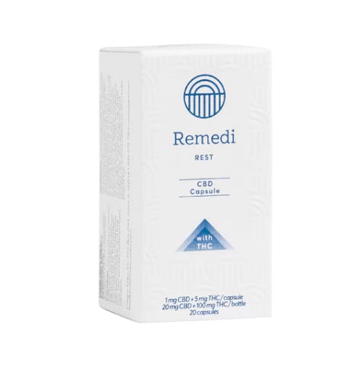 Capsules Remedi Rest [15 CBD/THC] [20pk] Mission Dispensaries