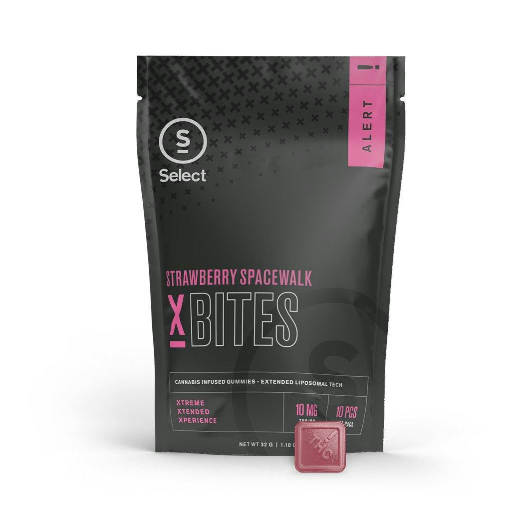 Select XBites Strawberry Spacewalk 10pk Gummies 100mg