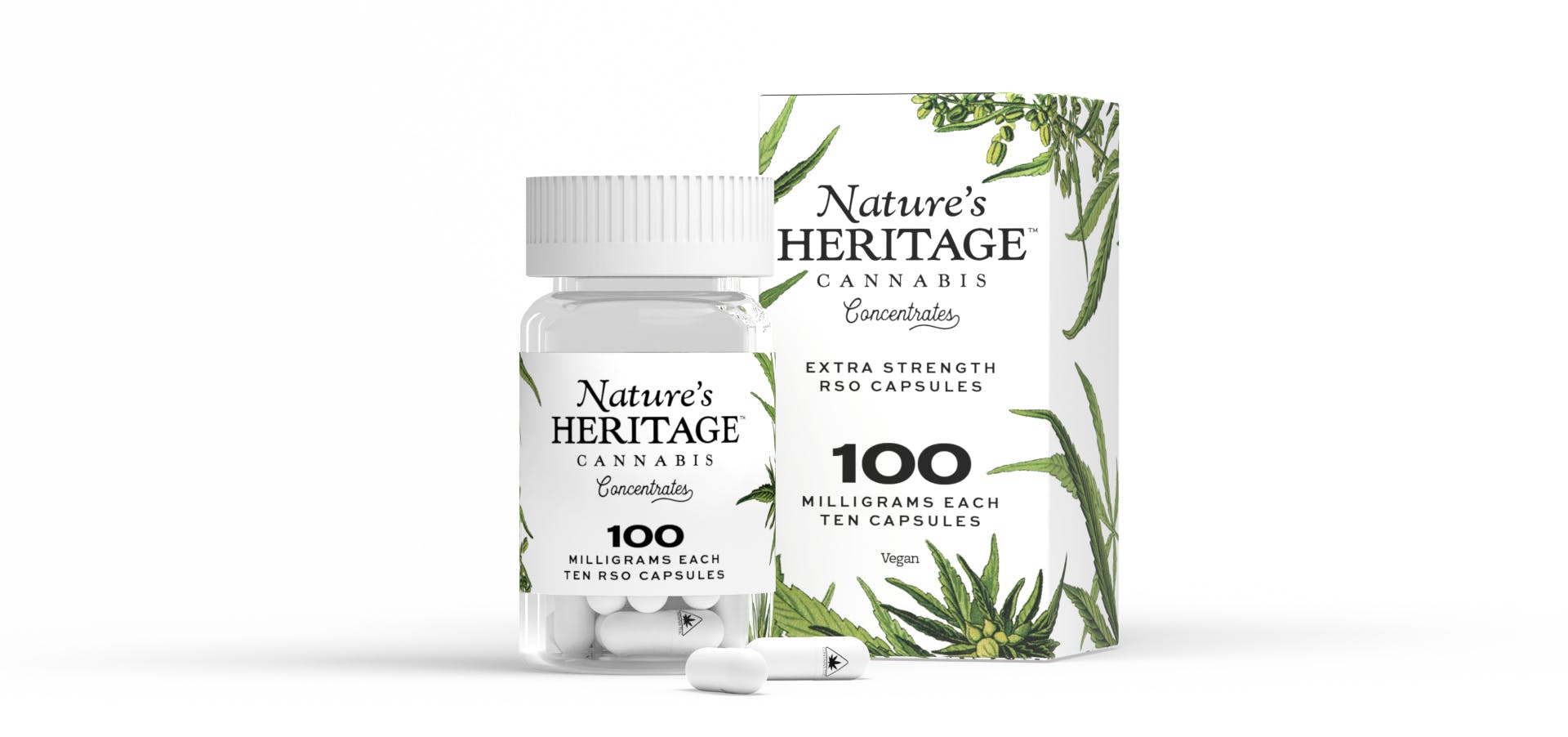 RSO Capsules 100mg Each 1000mg Total Thrive Dispensary