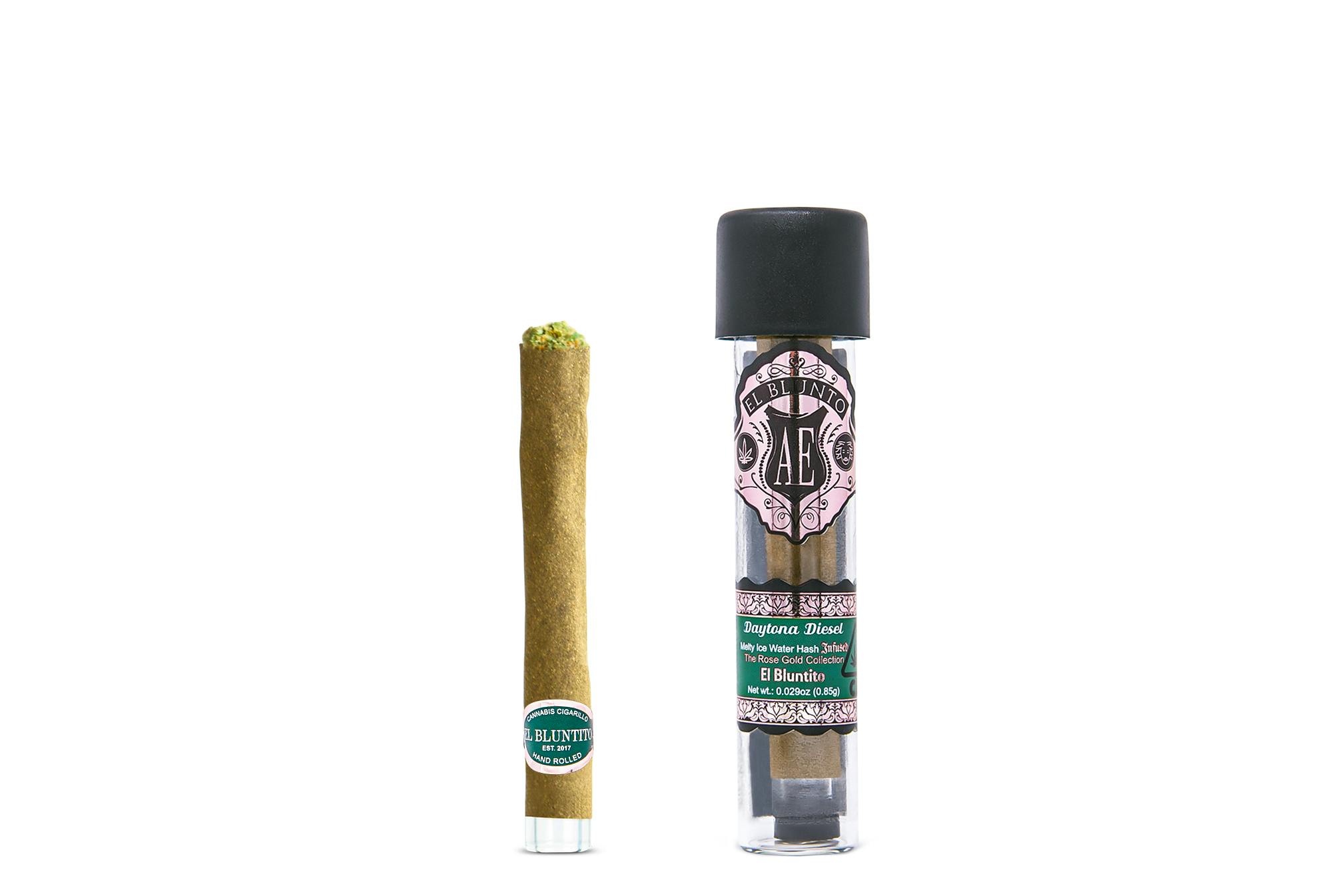 El Blunto Hash Infused Blunt Daytona Diesel Sativa Marijuana for