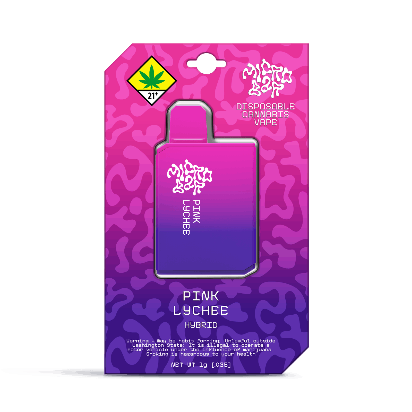 Micro Bar Pink Lychee Disposable Cartridge 1g in Zips Downtown