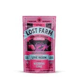 Lost Farm Live Resin Gummies Raspberry 10pk 100mg
