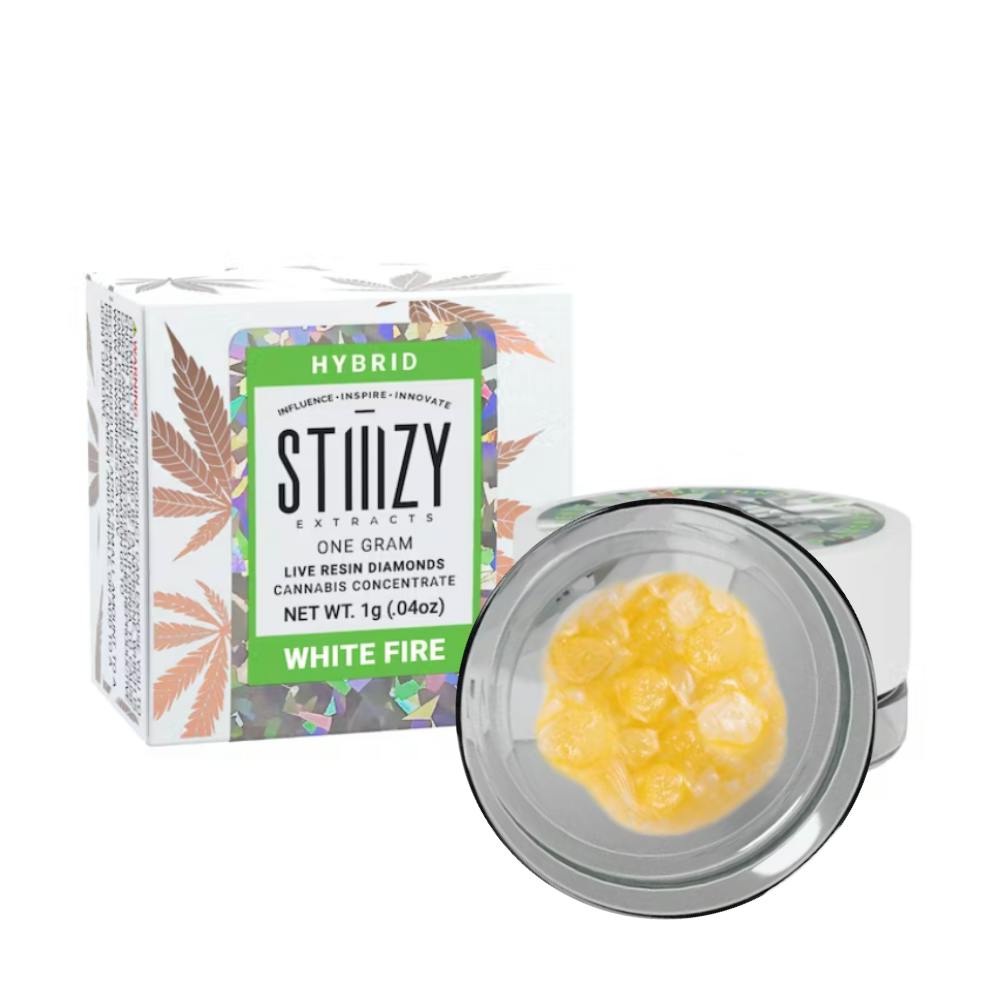 STIIIZY White Fire Live Resin Diamonds Cookies Merced