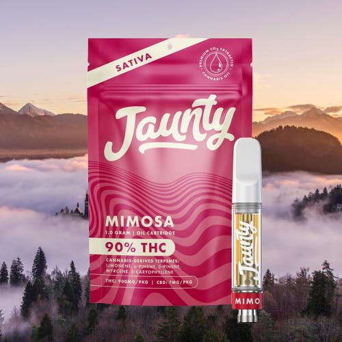 Jaunty Mimosa Vape Cart 1g Sacred Bloom Cannabis Dispensary