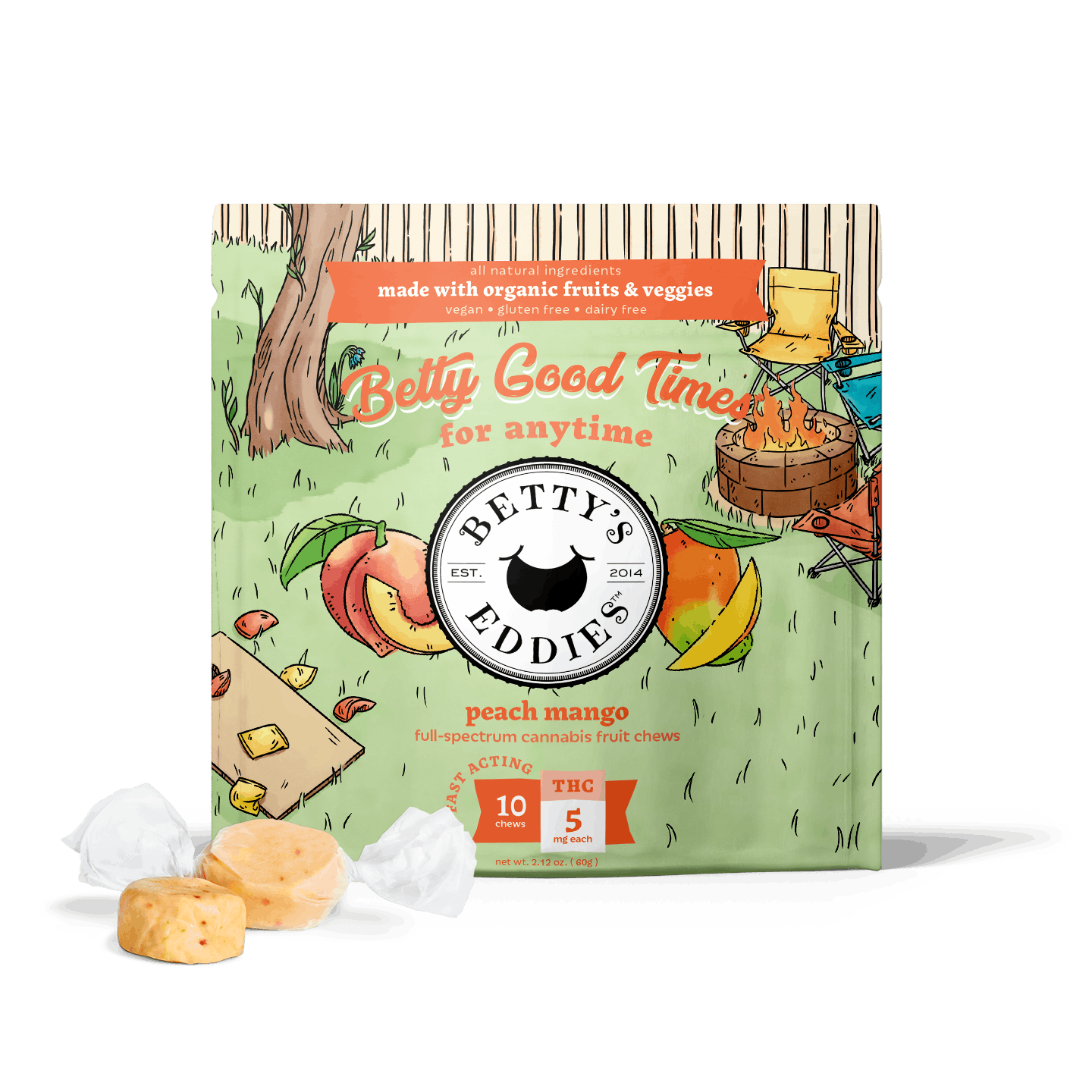 Betty's Eddies Orange Pineapple 10pk • Capeway Cannabis