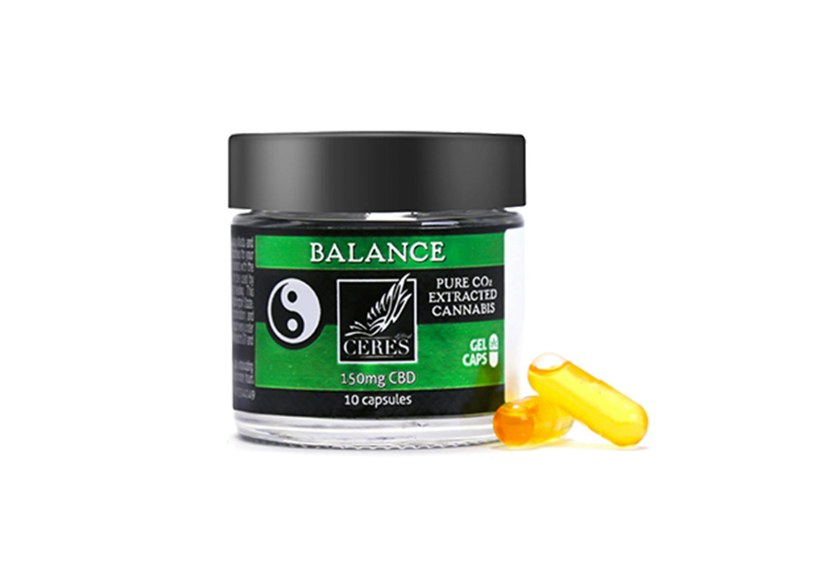 Ceres CBD Relief Capsules 10pk 100mg in Zips Downtown