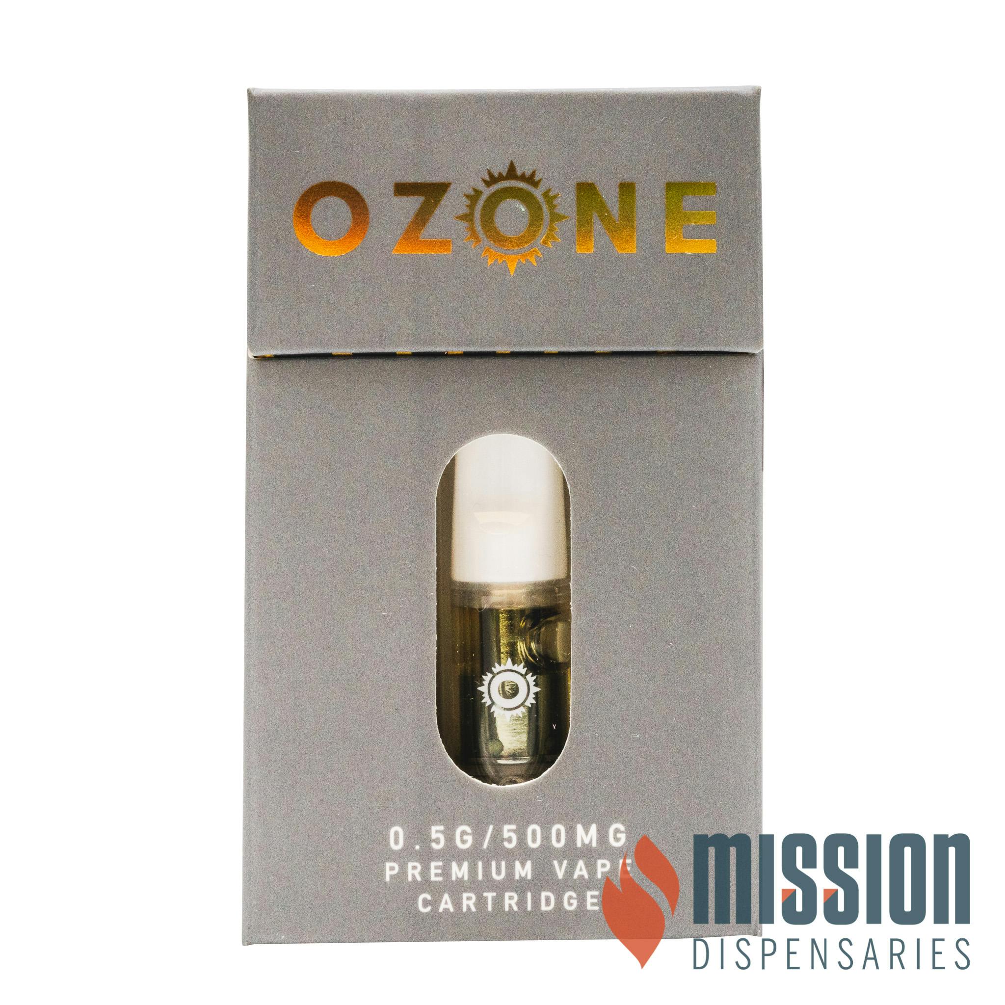 Cartridge Ozone Blackberry Kush [Distillate] Mission Dispensaries