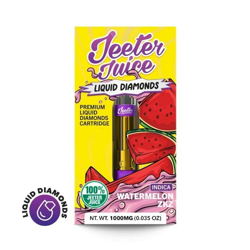 Jeeter Juice Watermelon Zkittlez Cart Liquid Diamond 1g