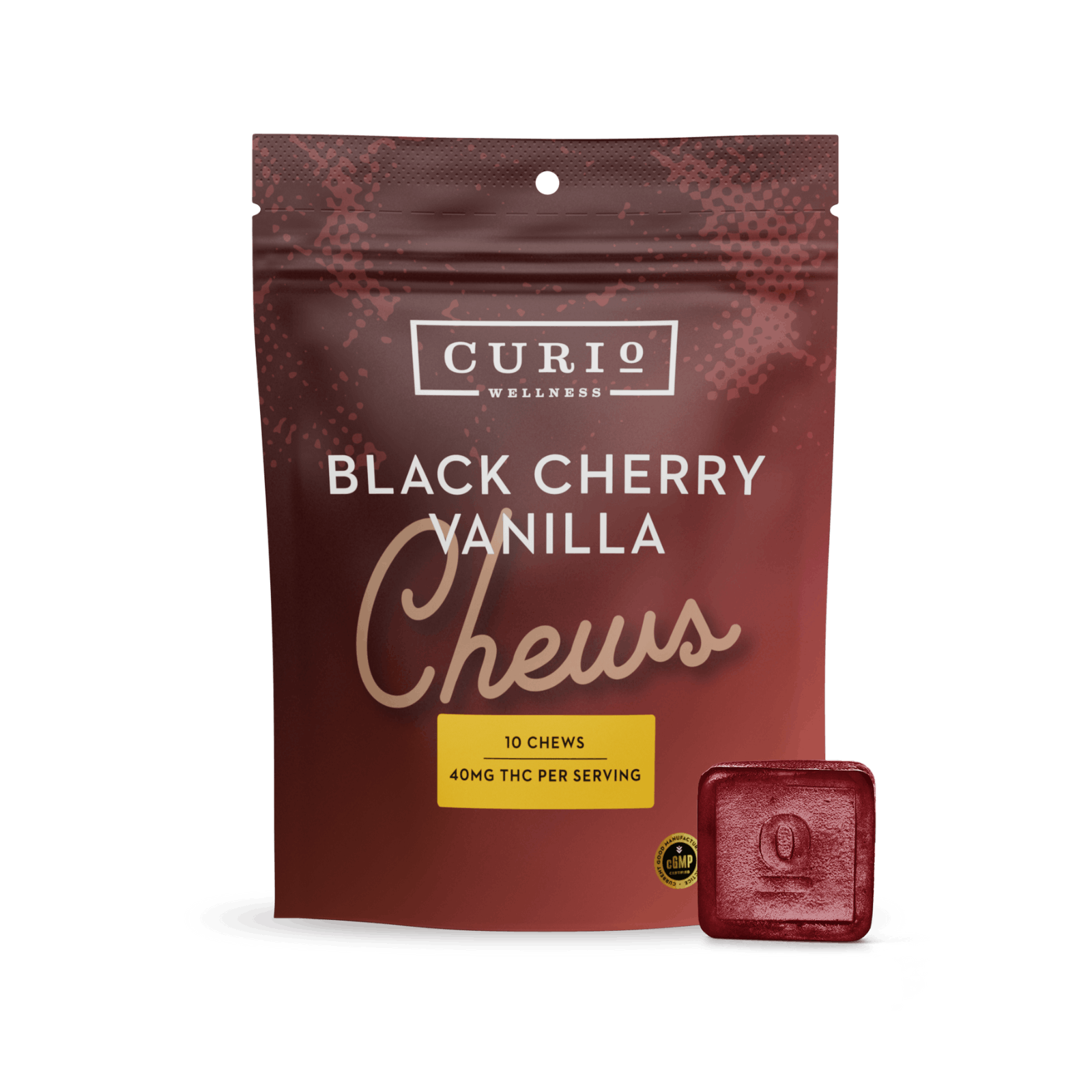 Black Cherry Vanilla Chews 10Pack 400mg Curaleaf