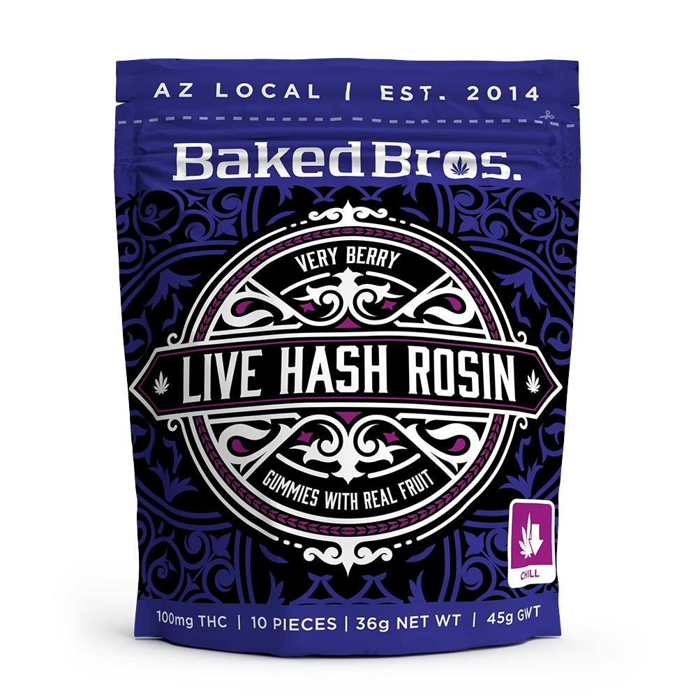 Very Berry Live Hash Rosin Gummies 100mg 10pk Curaleaf