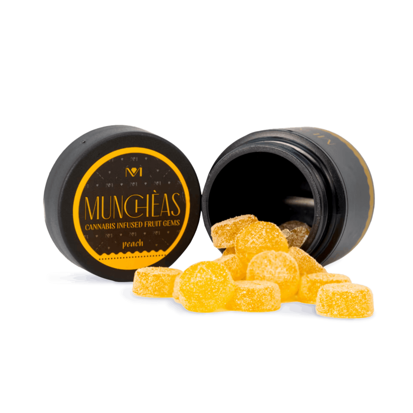 Munchèas Peach Fruit Gems Zaza Green