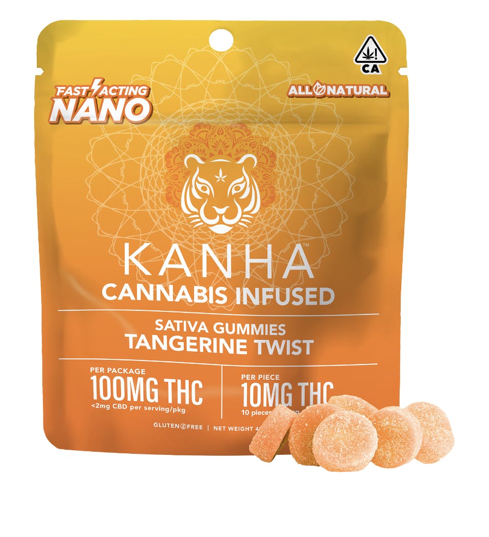 Kanha Tangerine Twist Nano 100mg LAX CC Dispensary near LAX