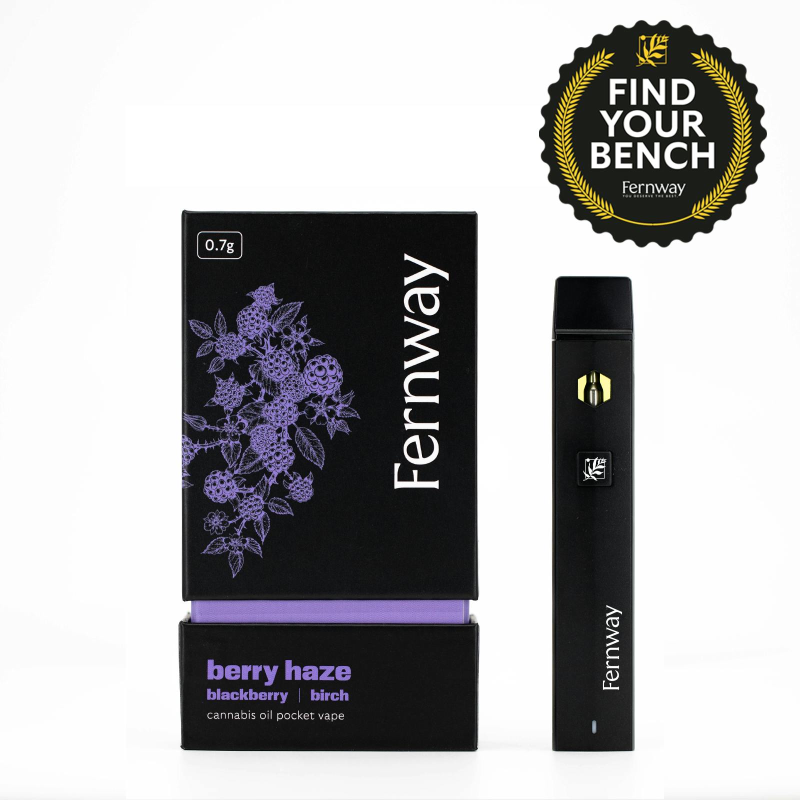 Berry Haze Disposable Vape Pen .7g UpTop Cannabis Dispensary