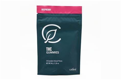Curaleaf Raspberry THC Gummies 10Pk 300mg