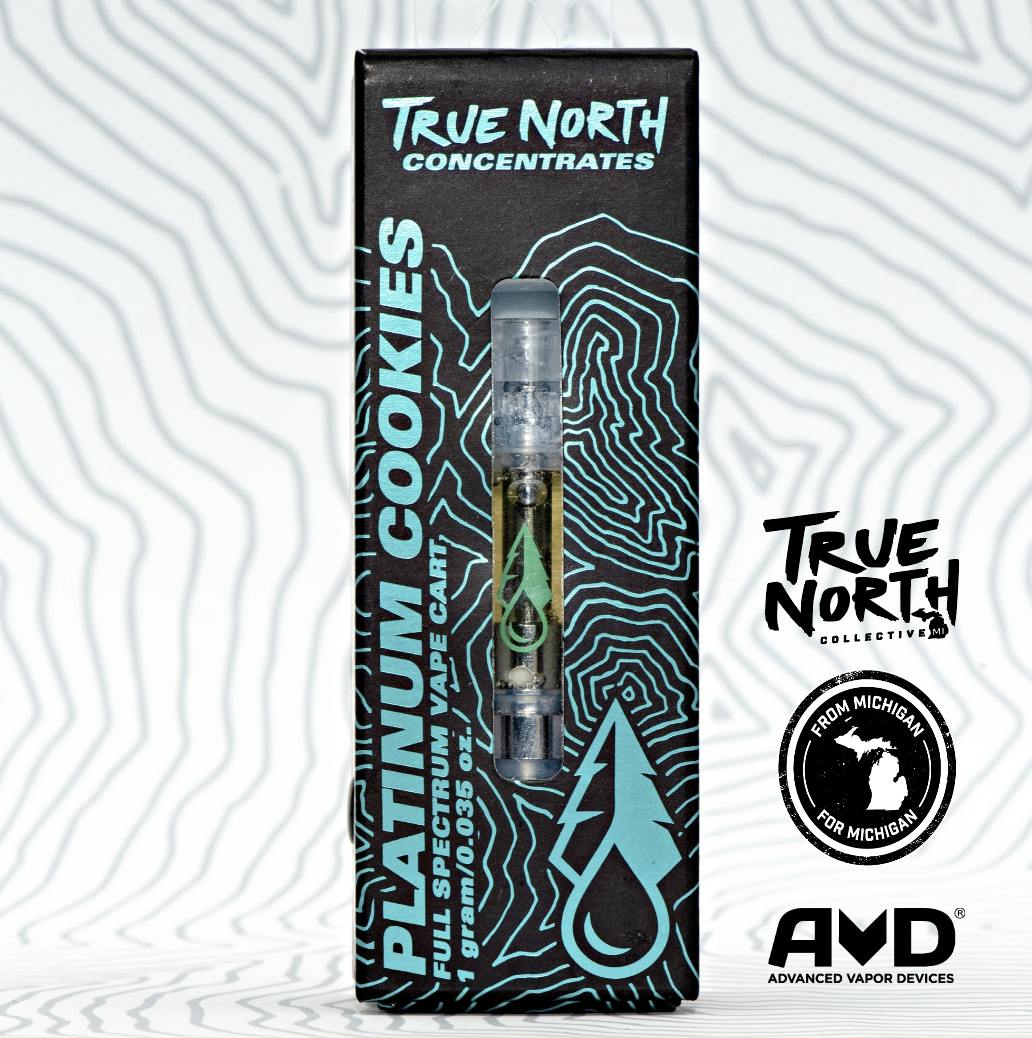True North Cartridges Platinum Cookies Full Spectrum Cartridge 1g