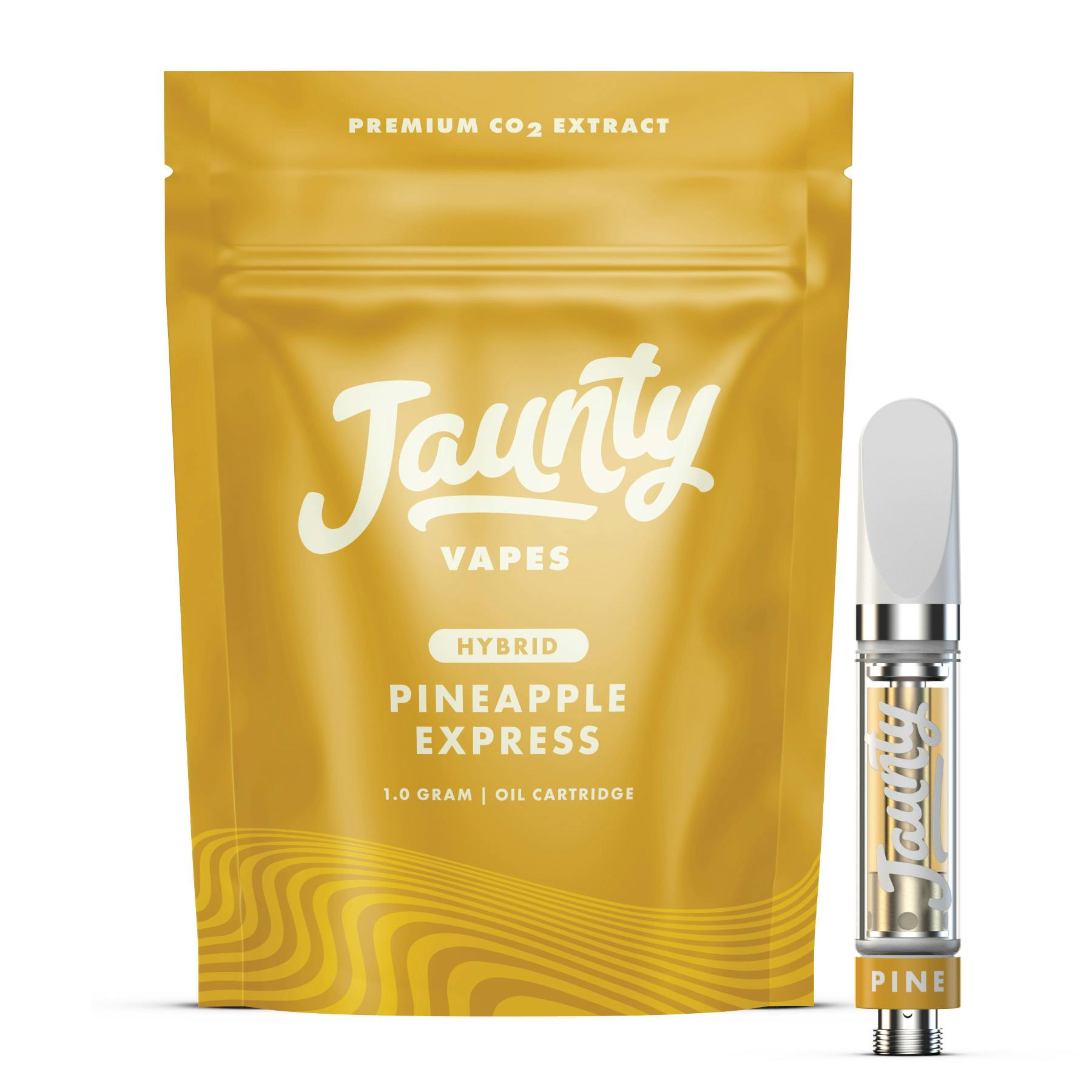 Jaunty 510 Pineapple Express HYBRID CARTRIDGE Vape Cart Just Breathe.